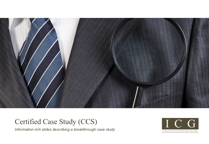 Certified Case Study (CCS)