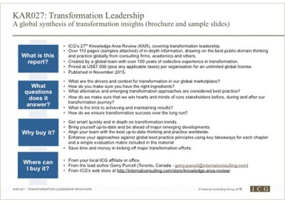 KAR-027: Transformation Leadership